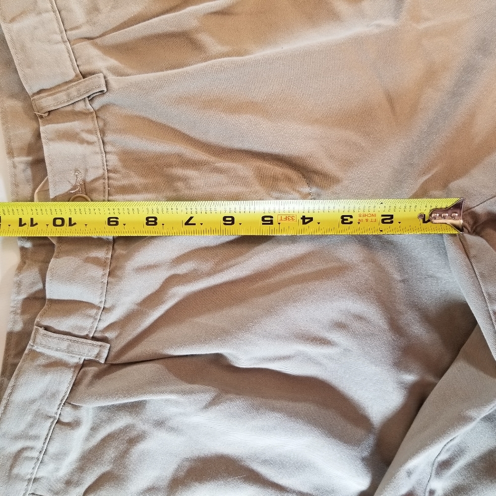 Lands' End Kids Boys Size 18 Khaki Adjustable Waist 4 Pockets - Picture 3 of 12